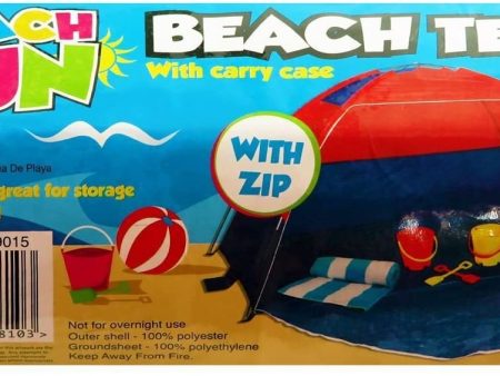 2.1m Beach Tent w  zip Front Flap Each in Carry Bag Online Sale