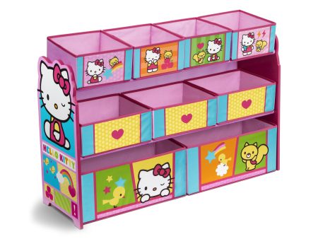 Hello Kitty Deluxe Multi-Bin Toy Organizer Supply