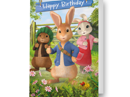 Peter Rabbit  Happy Birthday  Card on Sale