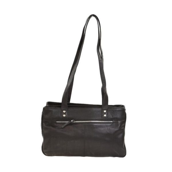 Leather 3 Compartment Handbag Cheap