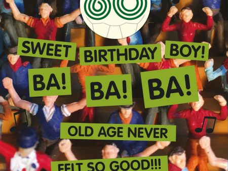 Subbuteo Age 60 Birthday Card For Sale