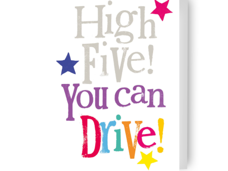 Brightside  High Five You Can Drive  Passed Driving Test Card For Cheap