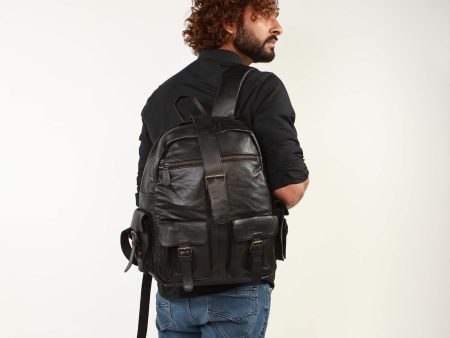 Vintage Urban Leather Backpack Online Sale