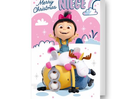 Despicable Me Minions Niece Christmas Card Fashion