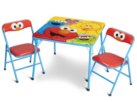 Sesame Street Metal Folding Table & Chair Set For Cheap