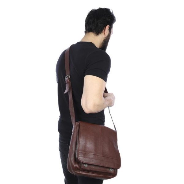 Leather Mens Side Bag Supply