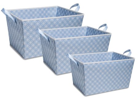 Set of Three Tapered Totes For Discount