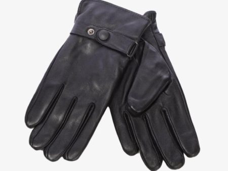 Women s Leather Gloves Blk For Discount