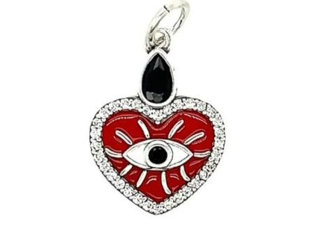 Red heart Eye For Discount