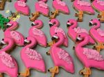 16 Luau Flamingo cookies, Pineapple cookies, Palm tree cookies, royal frosting cookies, Hawaiian cookies, Luau party, Hawaii party Supply