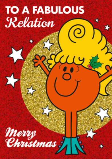 Mr Men & Little Miss Personalised  Fabulous  Christmas Card Hot on Sale