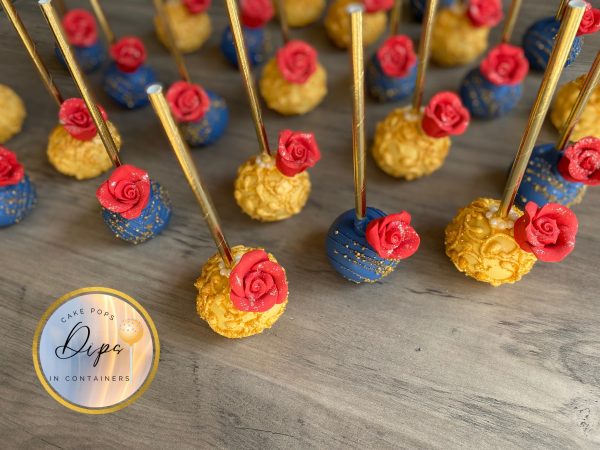 12 Beauty and the Beast themed cake pops Online now