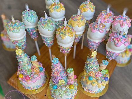 Pastel Carnival Mini cakes and cake pop bundle Discount