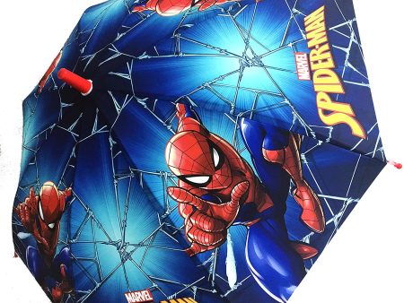 Chanos Marvel Spiderman Automatic Fiber Poe Embossed Folding Umbrella Online Hot Sale