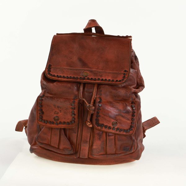 Classic Leather Backpack For Discount