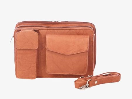 Leather Organizer With Exterior Pocket Sale