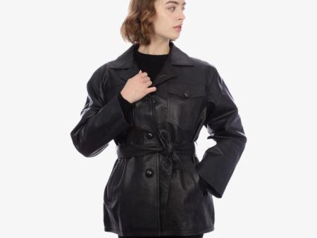 3 4 Length Belted Jacket For Cheap