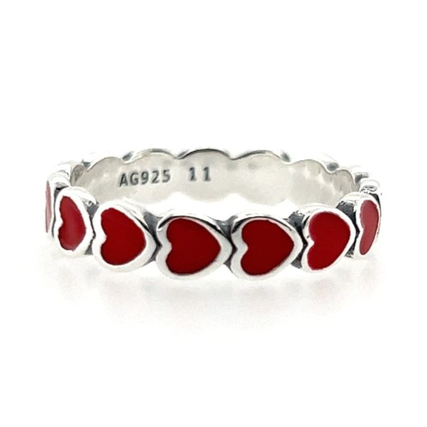 Red heart ring For Cheap