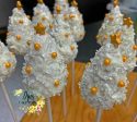 1 dozen Christmas tree cake pops, Christmas cake pops, Holiday cake pops Online now