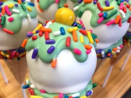 Ice Cream Cone Cake Pops, Birthday Cake Pops, Candyland Party, Baby shower Online Hot Sale