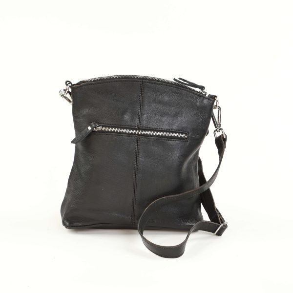 3 Zip Leather Crossbody on Sale