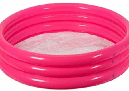 Baby Paddling Pool - 3 Ring Paddling Pool - Repair Patch Included - Durable Vinyl Online