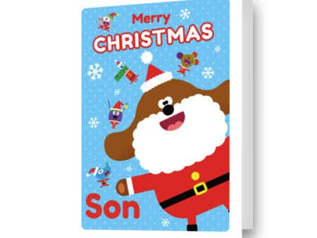 Hey Duggee Personalised Relation Christmas Card Online Sale