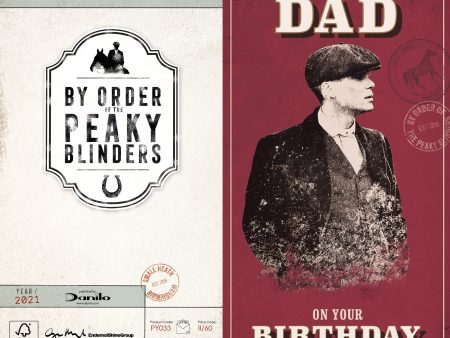 Peaky Blinders  Dad  Birthday Card Discount