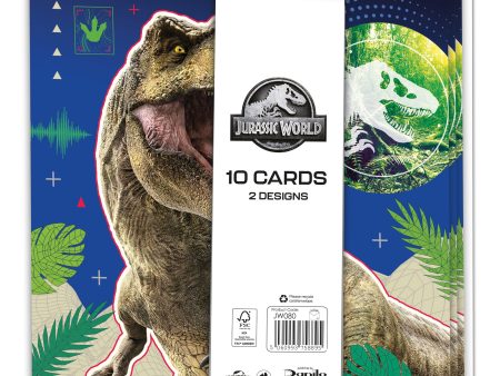 Jurassic World Multipack of 10 Cards Online now