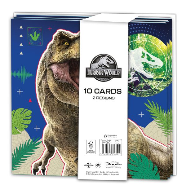 Jurassic World Multipack of 10 Cards Online now