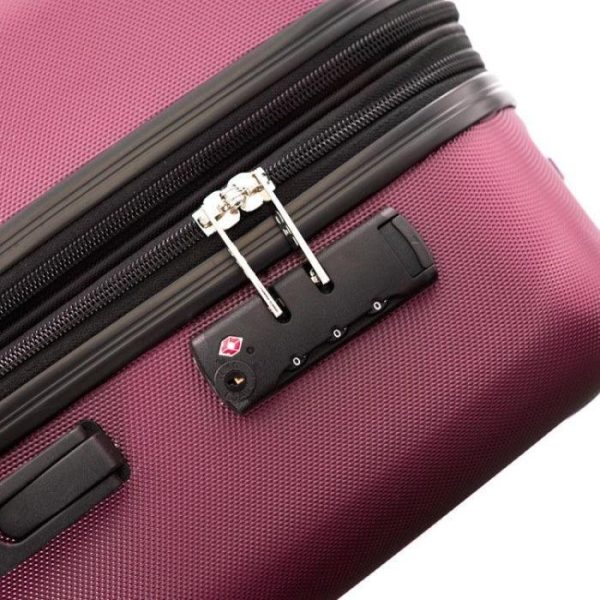 Leo Levante Lightweight Spinner Luggage 3pc. Set - Burgundy Online