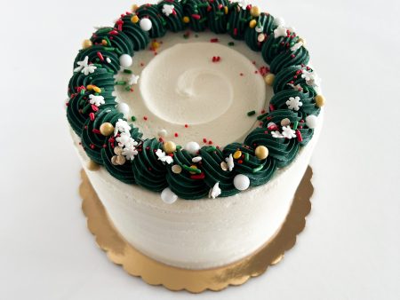 Winter Wreath Cake For Discount