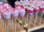 Pink princess Cake pops, birthday cake pops, girls birthday cake pops Supply