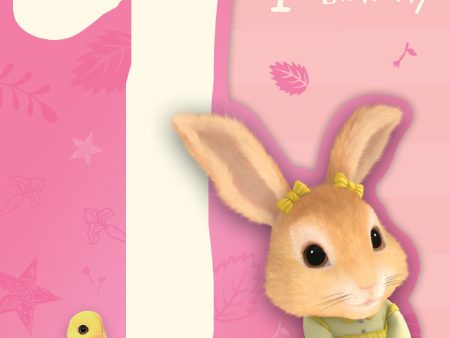 Peter Rabbit Daughter Age 1 Birthday Card on Sale