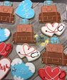 16 Travel Cookies, Heart cookies, Stethoscope cookies, Off to college cookies, Nursing school cookies, Nurse cookies, Luggage cookies Online now