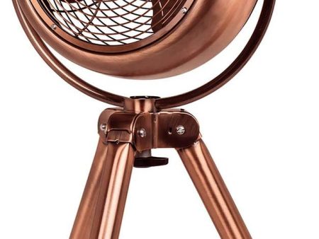 Status 8  Adjustable Copper Tripod Fan with 3 Speed Settings Cheap