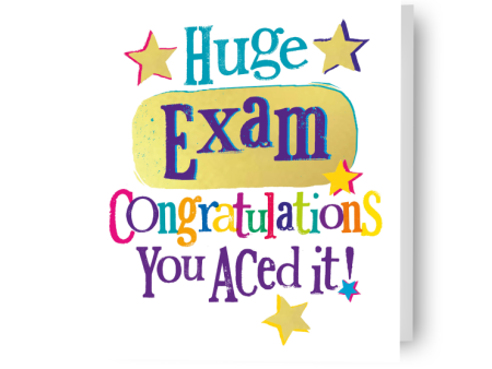 Brightside  Huge Exam Congratulations You Aced It  Card Supply