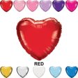 18  Heart Mylar Balloons (Foil) For Sale