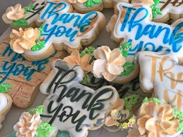 16  Thank you cookies, Sugar cookies, decorated cookies Online Sale