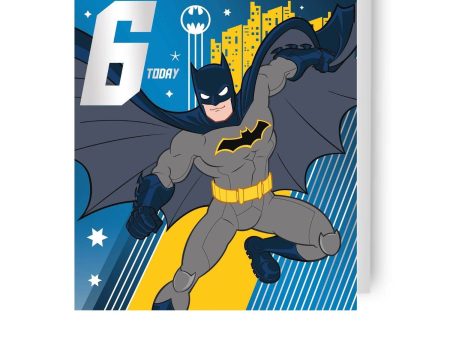 Batman Age 6 Birthday Card For Discount