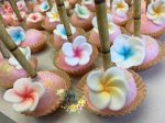 Luau Cake Pops, Plumeria flower cake pops Online