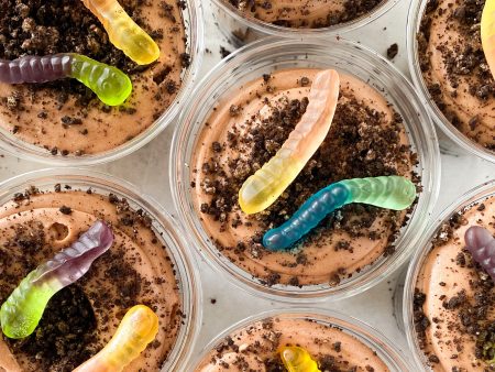 Dirt & Worms Cake Cups Fashion