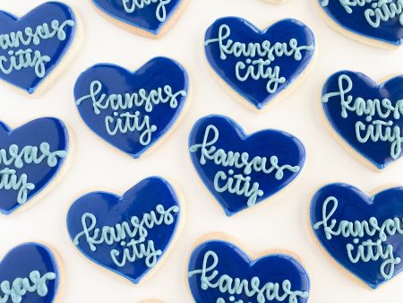 Royals Kansas City Heart Sugar Cookie Set Online Hot Sale