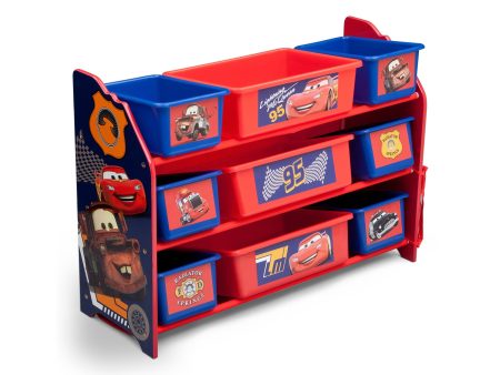 Cars Plastic 9 Bin Organizer For Cheap