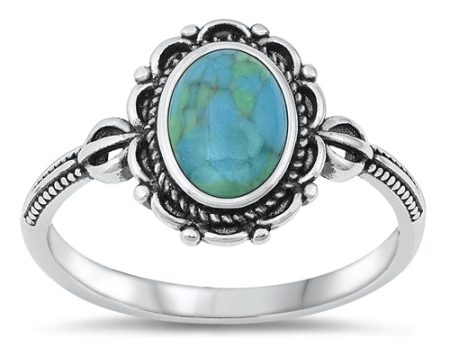 TURQUOISE STONE RING Online now