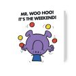 Mr Men & Little Miss Personalised  Mr Weekend  Birthday Card Online Sale