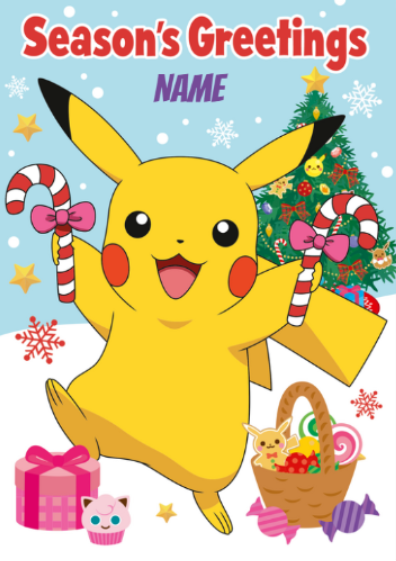 Pokémon Personalised Christmas Card Discount