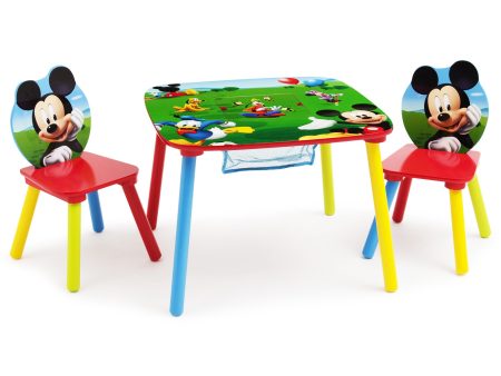 Mickey Mouse Table & Chair Set with Storage Sale