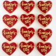 Chiefs Kansas City Heart Sugar Cookie Set Fashion