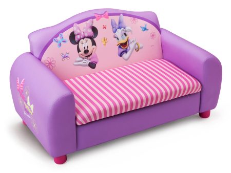 Minnie Mouse Upholstered Sofa with Storage Hot on Sale